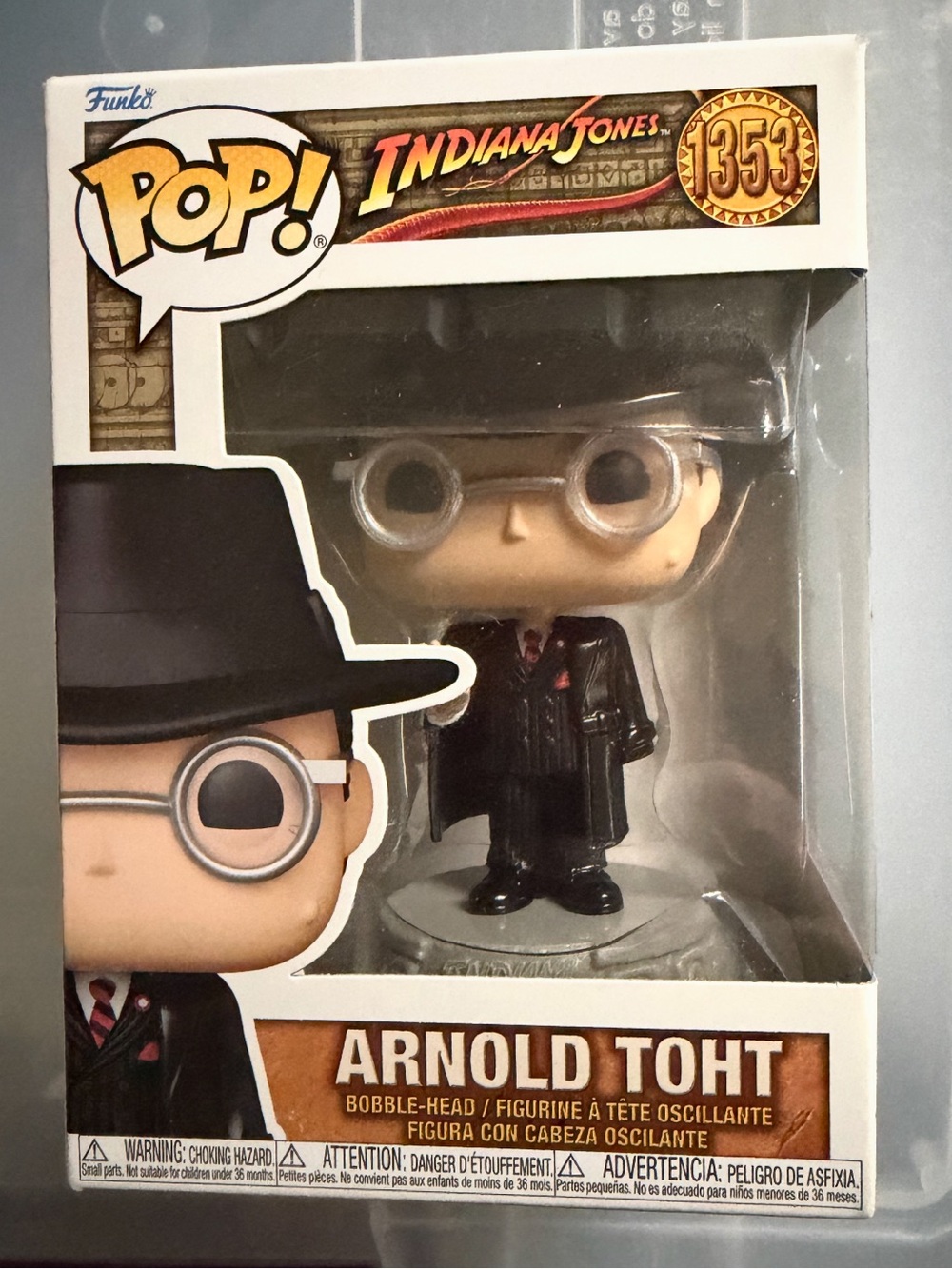 NIB Funko Pop! Indiana Jones Arnold Toht #1353 Vinyl Figure